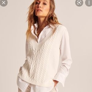 Abercrombie oversized knit vest
